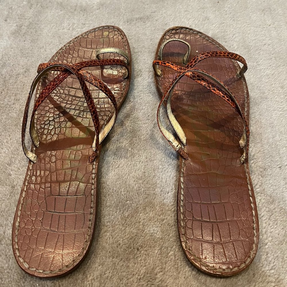 Sam Edelman snakeskin sandals